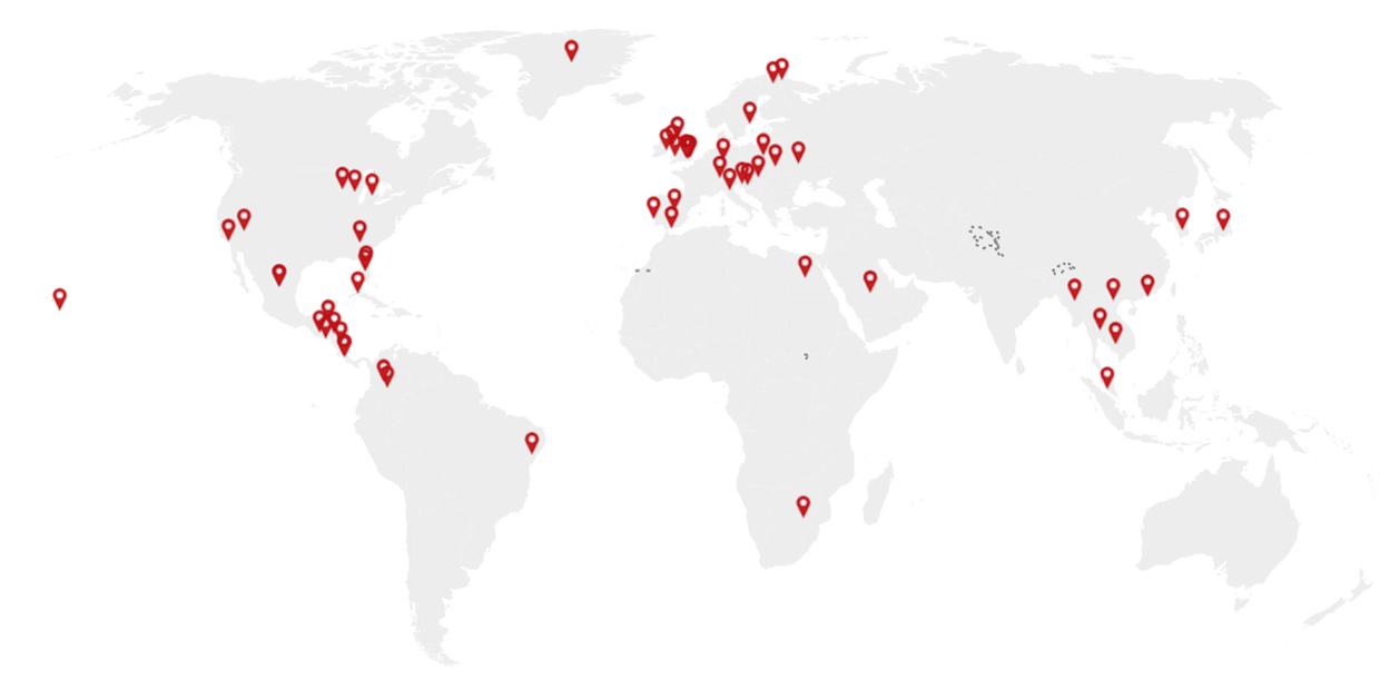 World Map of Work